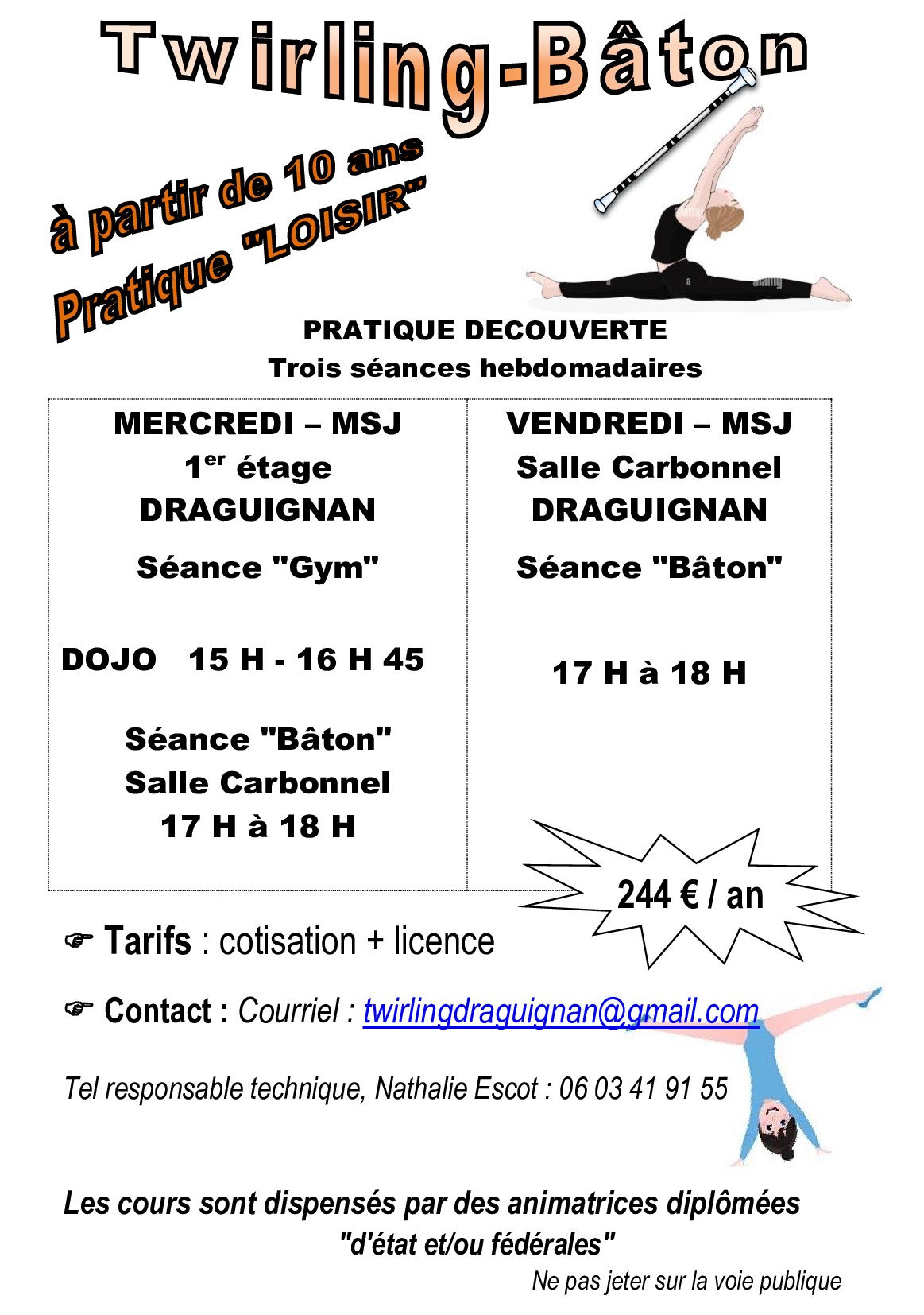 Pratique loisir à partir de 10ans Saison 2025-2026