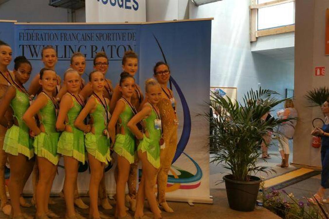 Les minimes médaillées de bronze aux championnats de France